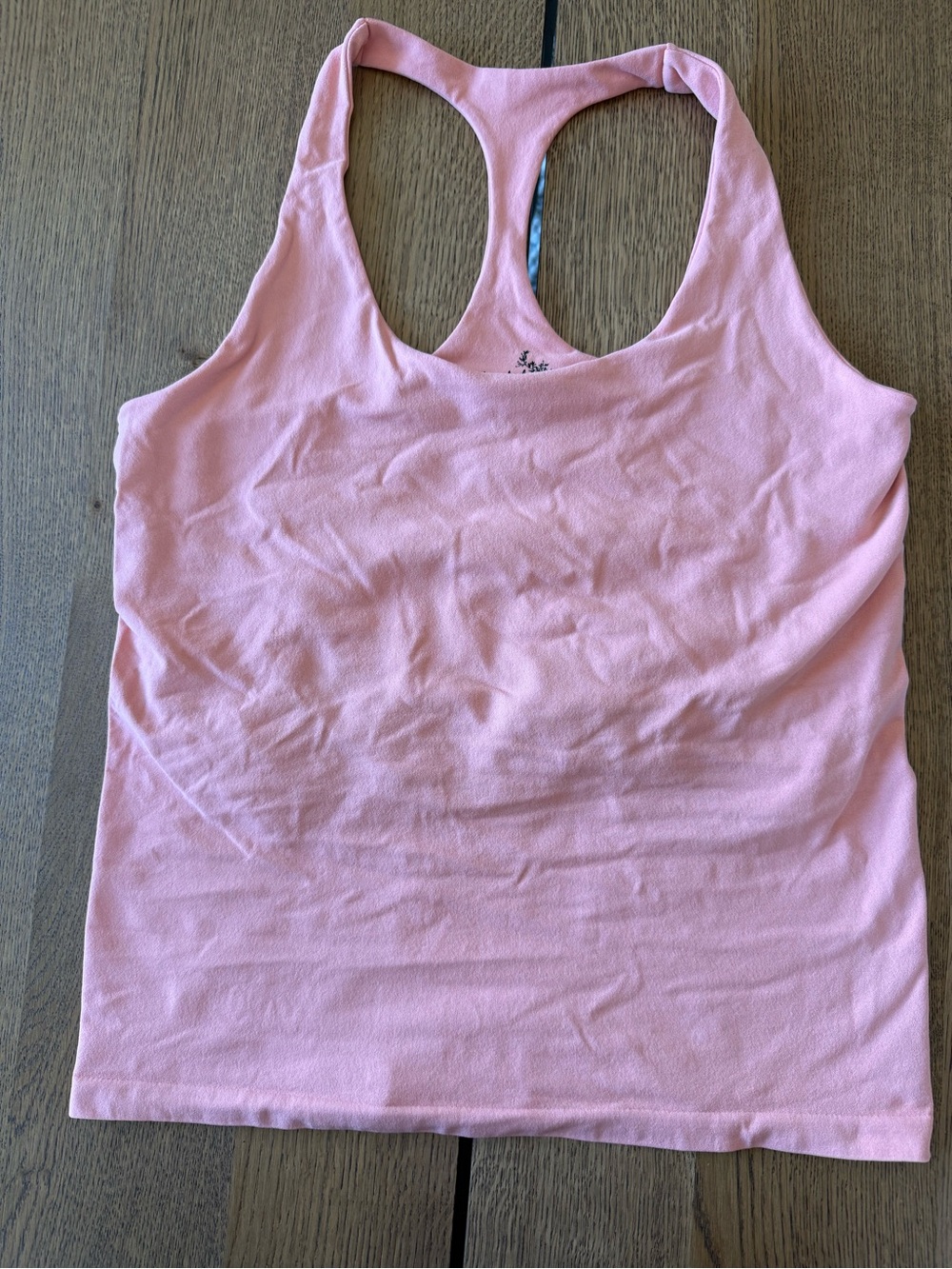 Light Pink Racerback Tank Top - Women's Casual Layering Tee